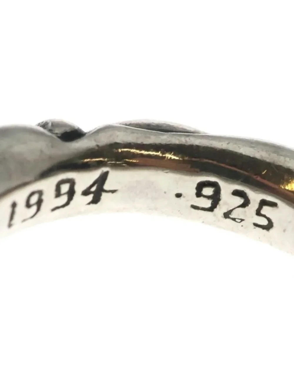 Chrome Hearts Scrl Band Scroll Ring Silver